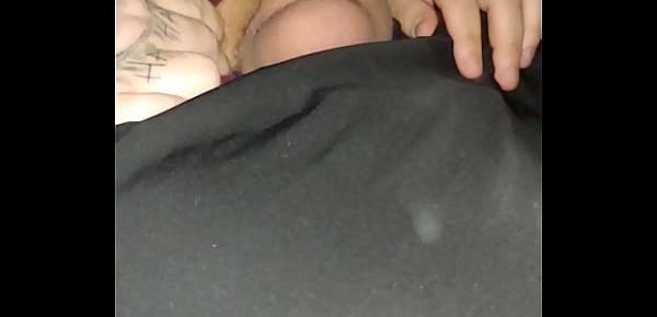  Shared girlfriend cum swallow